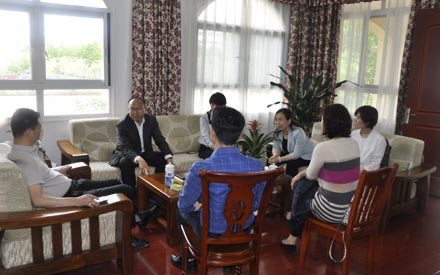 中國(guó)農(nóng)業(yè)節(jié)水和農(nóng)村供水技術(shù)協(xié)會(huì)現(xiàn)代管業(yè)專(zhuān)業(yè)委員會(huì)秘書(shū)長(zhǎng)周川一行到公司調(diào)研