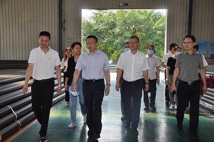 四川省證監(jiān)局局長(zhǎng)唐理斌一行蒞臨森普管材調(diào)研